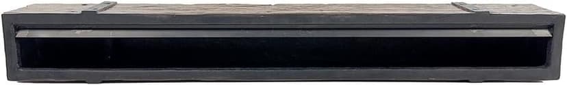Thermastone 72 Inch Concrete Fireplace Mantel Shelf | Banded Style | Non-Combustible & Heat Resistant | Indoor or Outdoor Use | ProCoat Coating for Heavy-Duty Protection | Lighter Weight