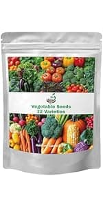 20,000+ Lettuce Seeds, Heirloom Vegetable Seed for Planting Indoor Outdoor, 10 Varieties Fresh Lettuce Salad Seeds Garden Hydroponics Kit - Romaine, Iceberg, Boston, Bibb and More, Non-GMO