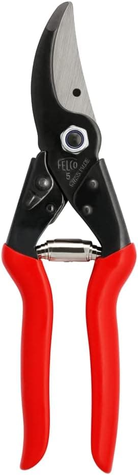 FELCO Pruning Shears (F 5) - High Performance Swiss Made One-Hand Garden Pruners