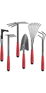 FLORA GUARD Bulb Planter with Depth Markers - Automatic Soil Releasing Seed Bulb Transplanter for Planting/Digging Tulips, Daffodils, Dahlias and More!