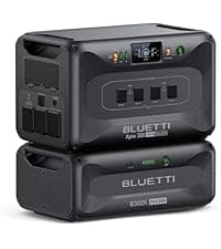 BLUETTI Solar Generator Apex 300 & B300K (2025 New) with Charger 1, 5529.6Wh LFP Battery Backup with 6 3840W AC Outlets (7680W Surge), On-the-Go Recharging, Portable Power Station for Camping, RV Life