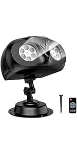 Christmas Projector Lights Outdoor, Upgrade Holiday Projection Light with Remote, 3D Ocean Wave & 72 HD Patterns, Waterproof Snowflake Projector for Xmas Party Yard Decor