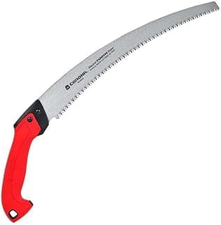 Corona Tools 14-Inch RazorTOOTH Pruning Saw | Tree Saw Designed for Single-Hand Use | Curved Blade Hand Saw | Cuts Branches Up to 8" in Diameter | RS16020, Red