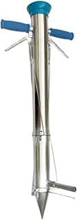 Long Handheld Bulb Planter Sod Plugger Multipurpose Seedling Transplanter, Double Handle
