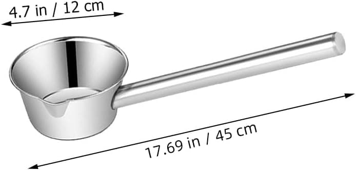 PRETYZOOM Dipper Stainless Steel Spoon Metal Bathing Ladles Long Handle Ladle Bath Spoon Water Ladle Spoon Garden Watering Scoop Soup Spoon Water Ladle Scoop Plant Take a Bath Baby China