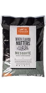 Traeger Grills Signature Blend 100% All-Natural Wood Pellets for Smokers and Pellet Grills, BBQ, Bake, Roast, 18 lb. Bag