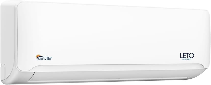 Senville LETO Series Mini Split Air Conditioner Heat Pump, 12000 BTU 110/120V, Inverter, Works with Alexa, SEER2 20.8, 1 Ton, White