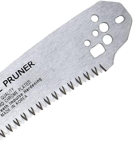 Universal Type Saw Blade, Compare The Holes on The Picture and See if Your Blade Can Match Up, Pole Pruner Blade Replacement, Razor-Sharp Curved Blade Saw, 15.5 inch Length