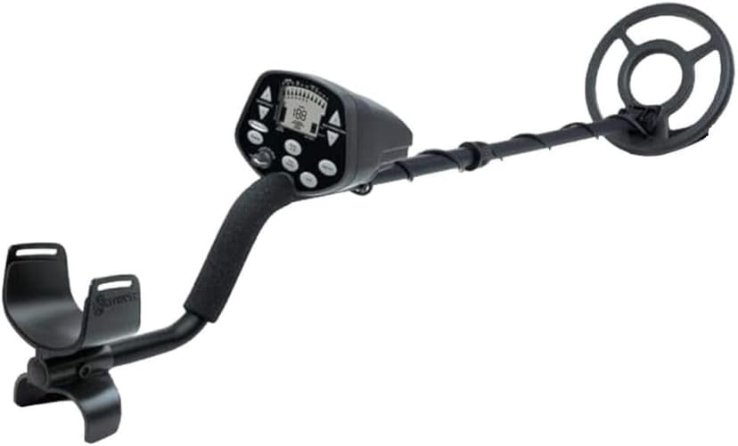 Bounty Hunter Discovery 3300 Metal Detector with Manual Ground Balance, Microprocessor Discrimination, Deep-Seeking Pinpoint, 5 Modes, 4-Tone Audio, 11-Segment Target ID