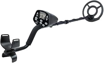 Bounty Hunter Discovery 3300 Metal Detector with Manual Ground Balance, Microprocessor Discrimination, Deep-Seeking Pinpoint, 5 Modes, 4-Tone Audio, 11-Segment Target ID
