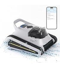 (2025 New) Robotic Pool Vacuum, Robotic Pool Cleaner for Inground Pools, Smart Navigation, Floor/Wall/Waterline Cleaning, 180 Mins Runtime for Pool Up to 2100 Sq.ft