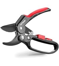 FLORA GUARD Professional bonsai Pruning shear set, long blade pruning scissors and scimitar tip pruning scissors, gold plated titanium flower scissors set, suitable for indoor plants, bonsai