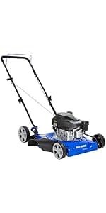 BILT HARD 21 Inch Self Propelled Lawn Mower, 3-in-1 Gas Lawnmower with 201cc 4-Cycle Engine, Bagging, Mulching and Side Discharge, Adjustable 8-Positions Cutting Height, Easy Start