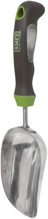 AMES 2445400 Stainless Steel Hand Soil Scoop with Ergo Gel Grip, 13-Inch