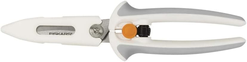 Fiskars Crafts Easy Action PowerCut Snips, 8, White/Gray