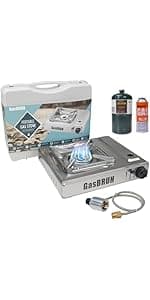 Single Tank Top Propane Radiant Heater With Windproof Lighter,18,000 BTU Portable with 3 Heating Modes, Shut-off Valve and Tip-over Switch for Outdoor, Garage, Patio, RV(CSA)