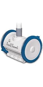 Hayward W3HSCTRACCU TracVac Suction Pool Cleaner for In-ground Pools up to 40 ft in Length + Hayward W560 PoolVac Navigator Standard Leaf Canister