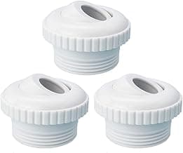 3 Pieces 3/4-Inch pool jet nozzles SP1419D Opening Water Directional Flow Inlet Pool Return Jet Fittings Spa with 1-1/2 Inch MIP Thread