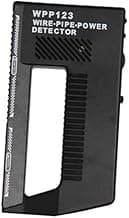 Model WPP123, High-Sensitivity Wall Scanner & Metal Detector - Adjustable Alert for Pipes and Wires - Multifunctional Stud Finder for Adults - Durable Plastic Design(Black)