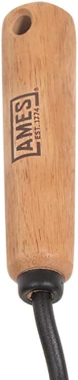 AMES 2446200 Tempered Steel Hand Transplanter with Wood Handle, 12-Inch