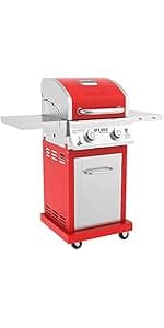 Nexgrill 3-Burner Propane Gas Grill with Side Tables, 27,000BTUs, Stainless Steel Lid, Spacious 429 SQ. In. Cooking Space, BBQ Grill for Outdoor Cooking, Patios, Parties, and More - 720-1012