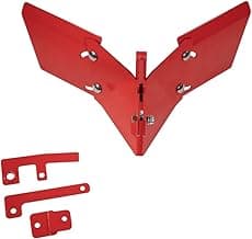 Mytee Products 15683 Hiller-Furrower Attachment for Rear Tine Tillers, Adjustable Wing, Three Kinds of Connection, Garden Tiller for Large and Small Areas of Land Cultivation & Clean Lands