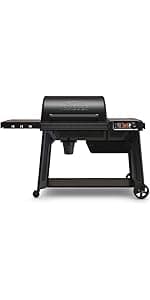 Traeger Grills Pro 22 Wood Pellet Grill & Smoker, Electric Pellet Smoker Grill Combo, 6-in-1 BBQ Versatility, 572 sq. in. Grilling Capacity, Meat Probe, 450 Degree Max Temperature, 18LB Hopper, Bronze