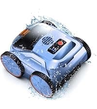 (2025 New) Robotic Pool Vacuum, Robotic Pool Cleaner for Inground Pools, Smart Navigation, Floor/Wall/Waterline Cleaning, 180 Mins Runtime for Pool Up to 2100 Sq.ft