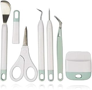 Craft Vinyl Weeding Tools Set,Precision Craft Vinyl Tools Kit,6pcs Weeding Kits,for Cricut/Silhouette/Siser/Oracal 631 651 751Vinyl