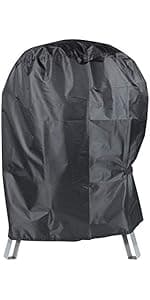 Realcook Vertical Charcoal Smoker Grills: Premium 20.5 Inch BBQ Meat Smokers - Barbecue Charcoal Grill Smoker Combo for Outdoor Cooking Patio Backyard Picnic Party Grilling