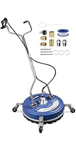 Heavy Duty Power Washer Hose Reel - 50ftx3/8' / 65ftx1/4', M22-14 Fitting, Wall/Trailer/Van Mount, Manual Crank