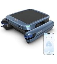Beatbot iSkim Ultra Solar Powered Robotic Pool Skimmer, Pool Surface Cleaner Robot, Dual Charging Options, Water Clarification, Edge & Corner Cleaning, S-Path Optimization, App Control, Ocean Blue