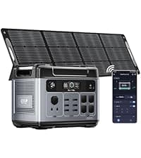 OUKITEL P2001 PLUS Power Station 2400W Solar Generator 2048Wh with 4XAC Output(Peak 5000W) with Foldable Cart 1.5Hrs Fast Charging APP Control Emergency LiFePO4 Battery for Home Backup Camping RVs