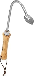 Weed Puller, Crack Weeder Cultivator Garden Hand Tool, Durable Curved Head Hook & Wooden Handle, Garden Digging, Edging, Planting Remover for Patio Lawn Yard Moss Terrace Paving