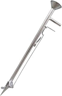 Garden Seeder Bulb Planting Tool, Agriculture Garden Sowing and Fertilization Vegetable Seeder,Manual Planter,Long Handled Bulb Planter Tools for Beans Cotton, Length 93cm