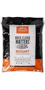 Traeger Grills Signature Blend 100% All-Natural Wood Pellets for Smokers and Pellet Grills, BBQ, Bake, Roast, 18 lb. Bag