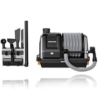 Giraffe Tools Grandfalls Pressure Washer Pro, Electric Wall Mount Power Washer with 100FT Retractable Pressure Hoses, 3700PSI, 1.6GPM, 4 Nozzles, Foam Cannon for Cars/Patios, Dark Silver