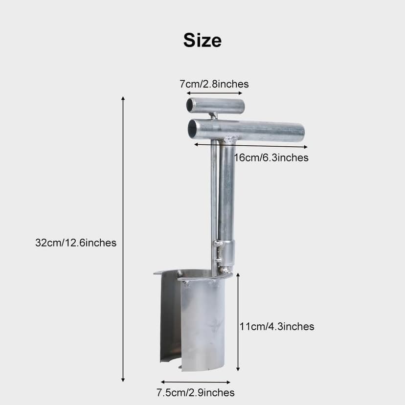 Garden Barrel Transplanter, 2025 New Plant and Fruit Tree Seedling Transplanter, Stainless Bulb Planter Tool for Transplanting, Planting, Hand Seedling Transplanter Garden Digging Tool (1 PCS)