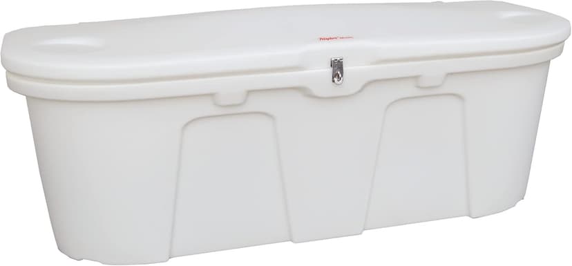Taylor Made 123650 Stow N' Go Poly Dock and Patio Storage Box - 43" L x 21" W x 36" H, Classic White