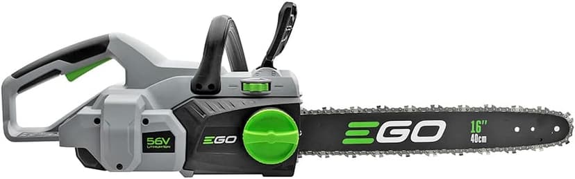 EGO POWER+ Chain Saw, 16" Battery Powered Chainsaw, Electric Cordless, Includes 56V 5.0Ah Battery and Charger - CS1604