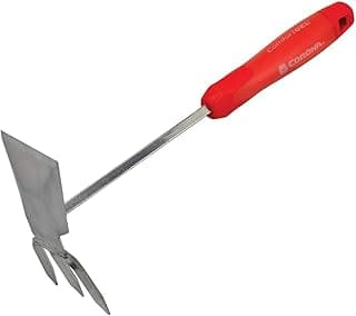 Corona CT 3344 Premium Stainless Steel ComfortGEL Hoe/Cultivator, Red