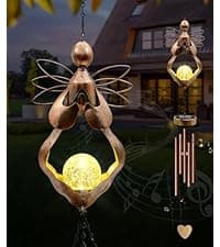 Nacome Solar Cat Outdoor Statues for Garden: Outside Decor with Butterfly Clearance for Yard Art Lawn Ornaments Porch Patio Balcony Home House - Birthday Gifts for Grandma Mom Women