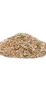GERBS Super 5 Seed Snack Mix 1 LB. Premium Grade | Top 14 Food Allergy Free | Resealable Bulk Bag | Made in USA | Raw Pumpkin Sunflower Chia Hemp Flax Seed Trail Mix | Gluten Peanut Tree Nut Free