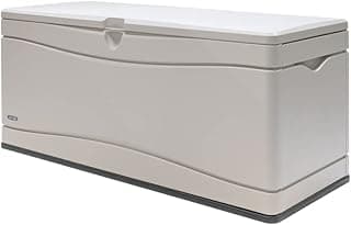 Lifetime 60040 Deck Box, 130 Gallon, Desert Sand