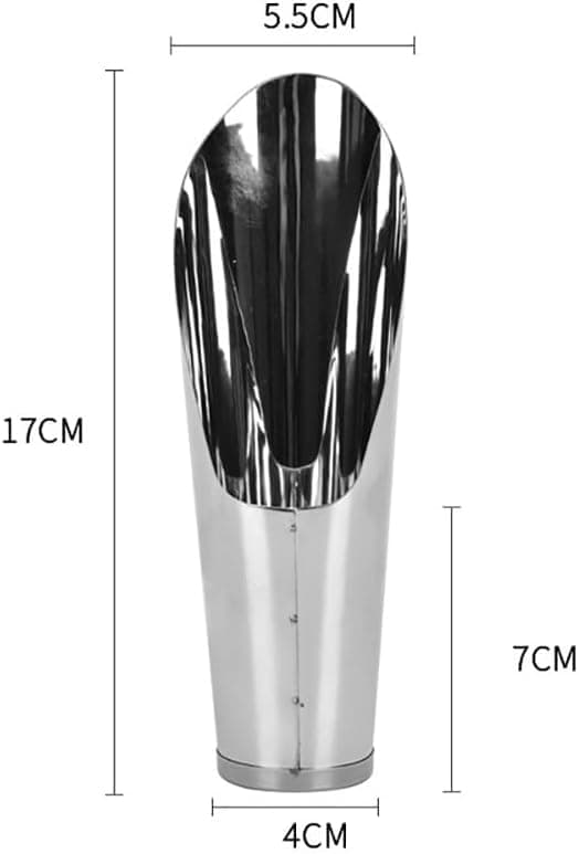 Stainless Steel Plant Soil Shovel Potting Scooper Small Garden Shovel Soil Scoop Fertilizer Feed Scooper for Flower Planting
