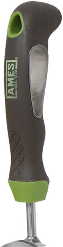 AMES 2445400 Stainless Steel Hand Soil Scoop with Ergo Gel Grip, 13-Inch