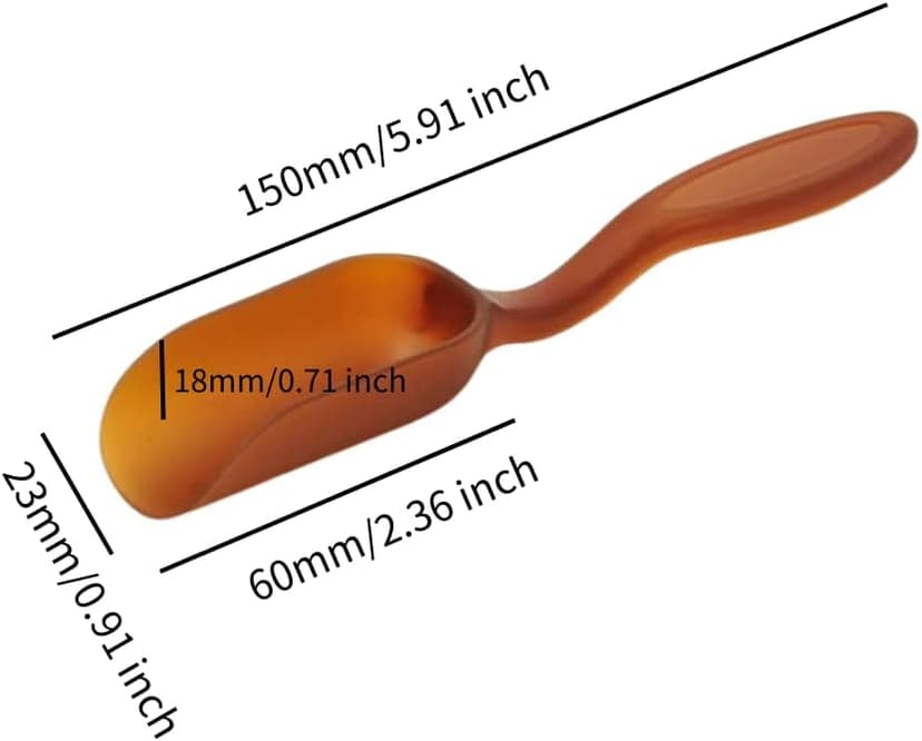 10Pcs NINGDAN Mini Shovel,Plastic Mini Gardening Shovel Spoons Soil Scoops,Cultivation Digging Transplanting Tools for Succulents Potted Flowers,Succulent Sand Scoops/Coffee Beans/Milk Powder Scoops