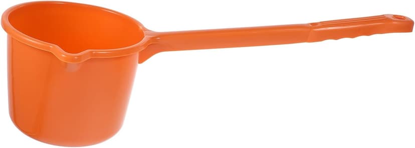 NOLITOY Plastic Water Ladle Long Handle, Bath Water Ladle Dipper for Bathroom Hair Washing, Garden Watering Scoop, Soup Serving Spoon for Kitchen