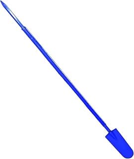 Metal Concepts Sharpshooter Spade Shovel 78 Inch Drain Spade Trenching Shovel + Steel Digging Bar- Weighted Long Handle Sharp Shooter Shovel with Hardened Chromoly 15 Inch Head