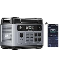 OUKITEL P2001 PLUS Power Station 2400W Solar Generator 2048Wh with 4XAC Output(Peak 5000W) with Foldable Cart 1.5Hrs Fast Charging APP Control Emergency LiFePO4 Battery for Home Backup Camping RVs